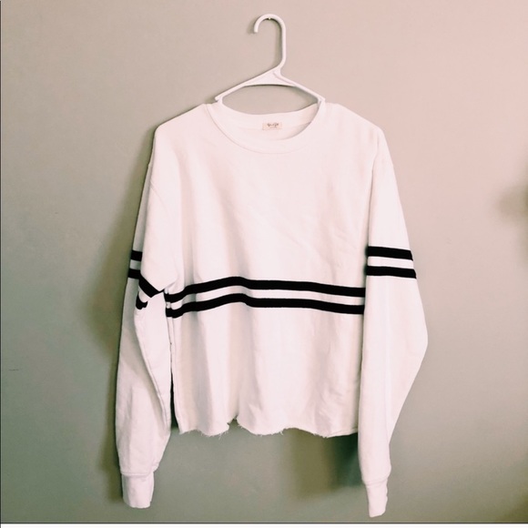 2 for $25!! Brandy Melville Striped Pullover NWOT - Picture 2 of 3